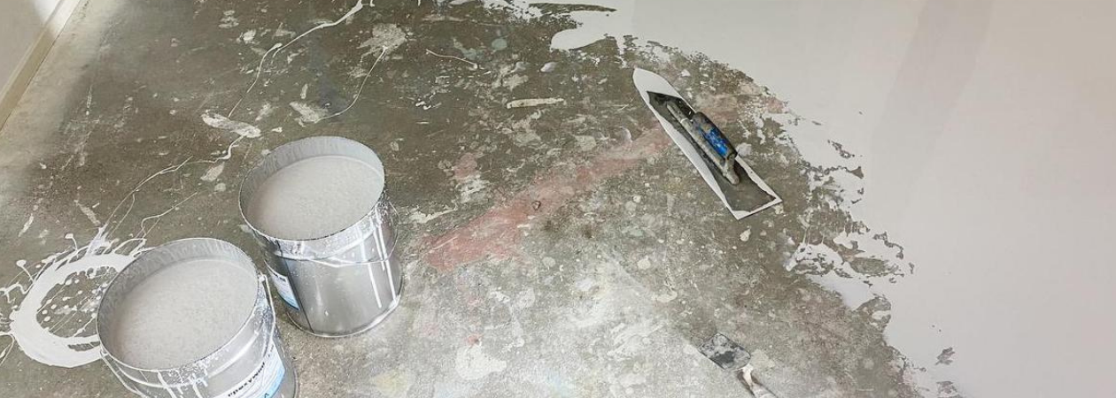 Zelf een PU gietvloer aangebracht