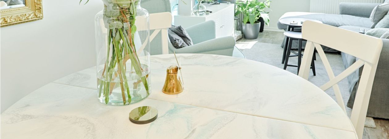 epoxy in de eetkamer