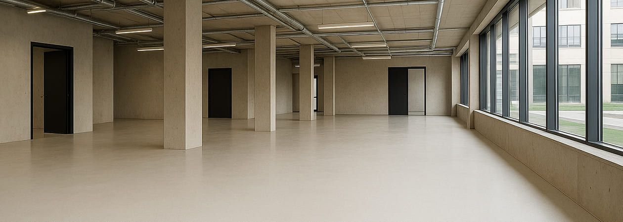 Lavasteen gietvloer geschikt voor bedrijven