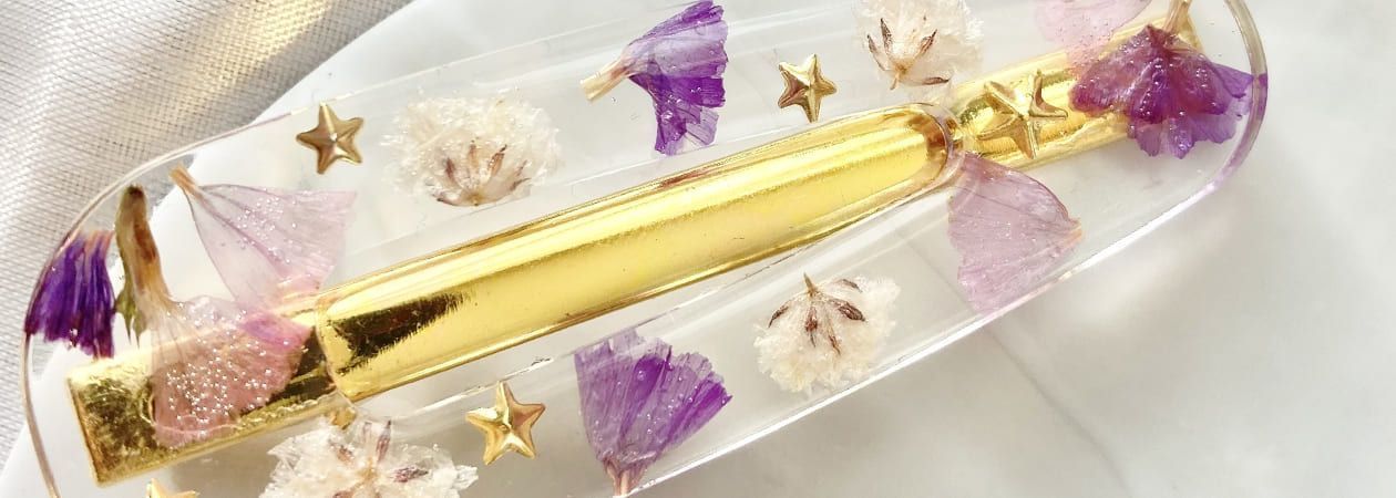 epoxy haarclip maken