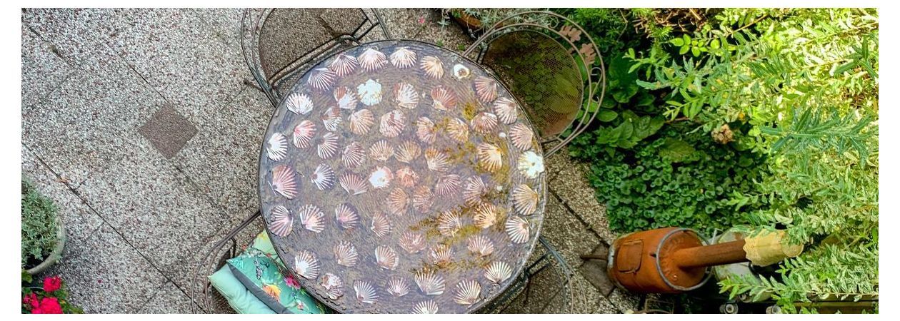 epoxy giethars tuintafel