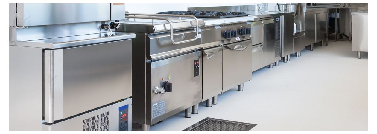 gietvloer in een horeca keuken