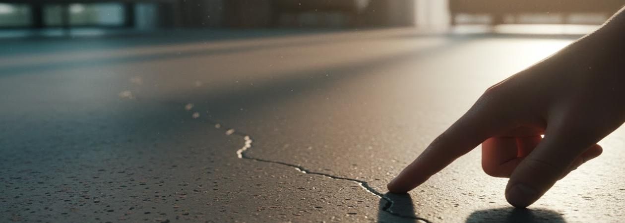 lavasteen gietvloer scheuren