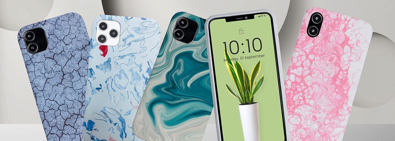 telefoonhoesje met Epoxy Design