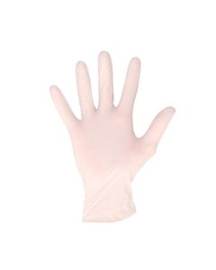 Witte soft nitril handschoen