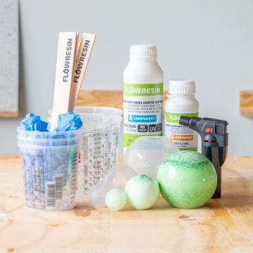 FLOW RESIN Epoxy Bollen Giethars pakket