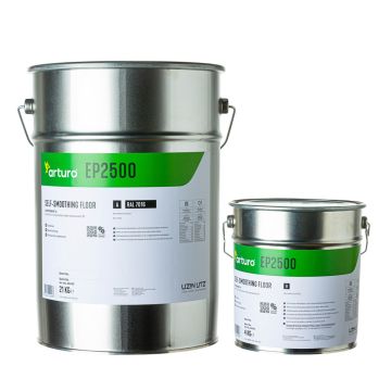 blikken ep 2500 van Aruturo 25kg set epoxy gietvloer