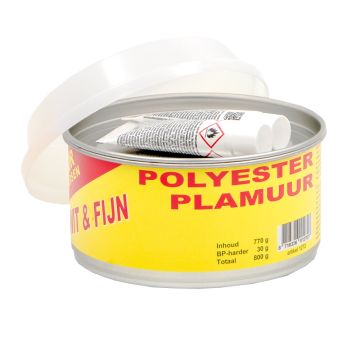 Polyesterplamuur wit set 0.80 kg