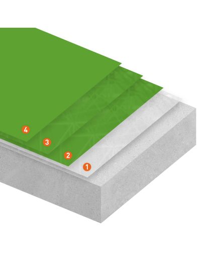 Epoxywinkel 4-laags Mat Vloercoating