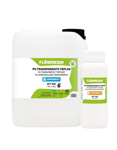 FLOW RESIN PU Transparante Toplak