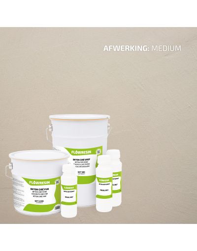 Beton cire pakket medium