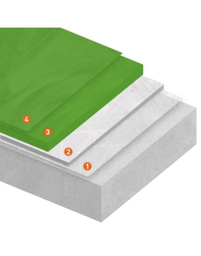 Epoxywinkel PU Gietvloer Betonlook