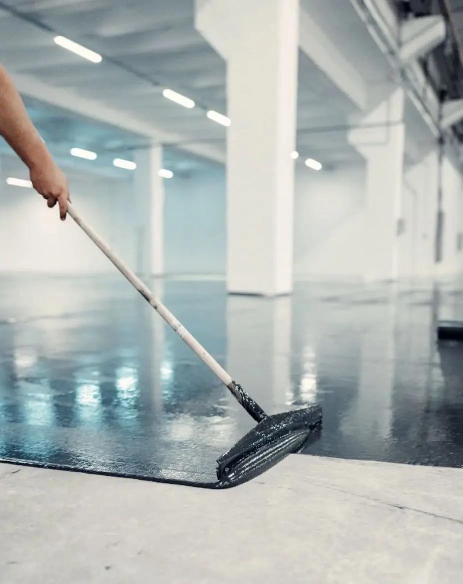 Aanbrengen epoxyvloer