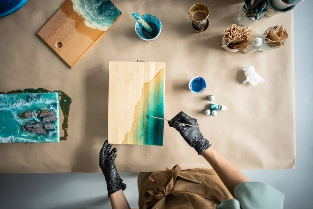 Voor het eerst met epoxy aan de slag