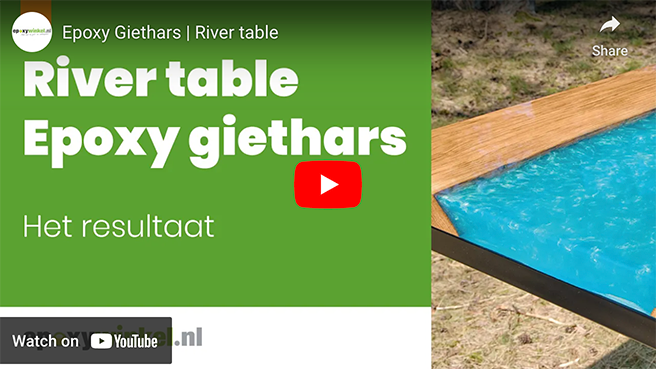 Rivier tafel van Epoxy